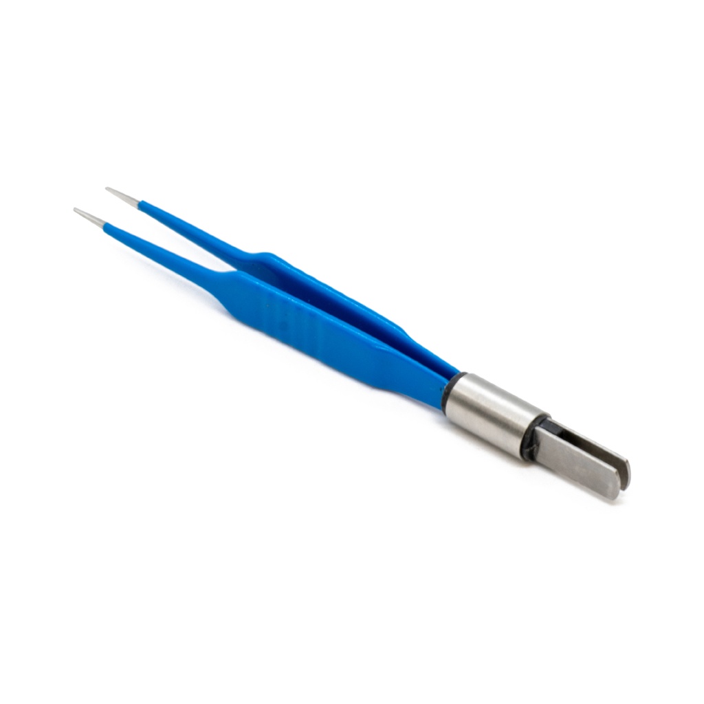 PINZA BIPOLAR RECTA 12 CM CONECTOR EUROPEO