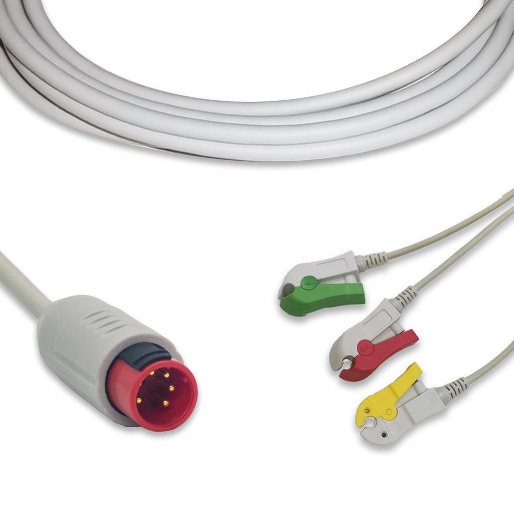CABLE DE ECG 3 LATIGUILLOS BIONET
