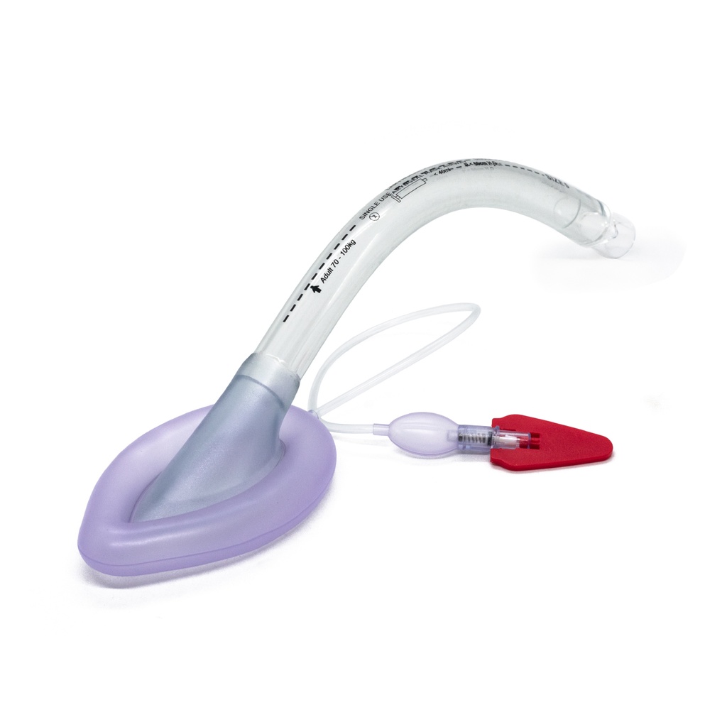 MASCARILLA LARINGEA DEL NO.5, DESECHABLE, DE PVC