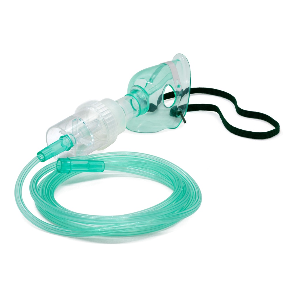 MICRO NEBULIZADOR CON MASCARILLA Y MANGUERA PEDIATRICO DESECHABLE