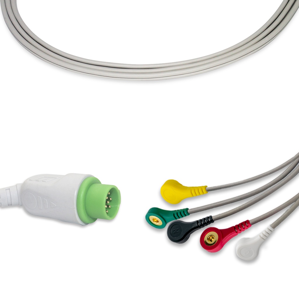 CABLE DE ECG 5 LATIGUILLOS MENNEN