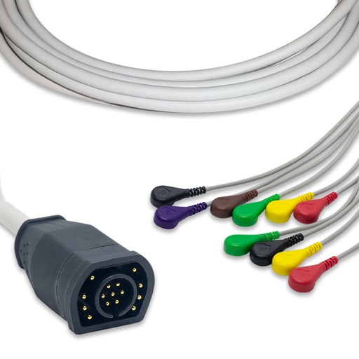 [CAC4IB10] CABLE PARA EKG 10 LATIGUILLOS ZOLL